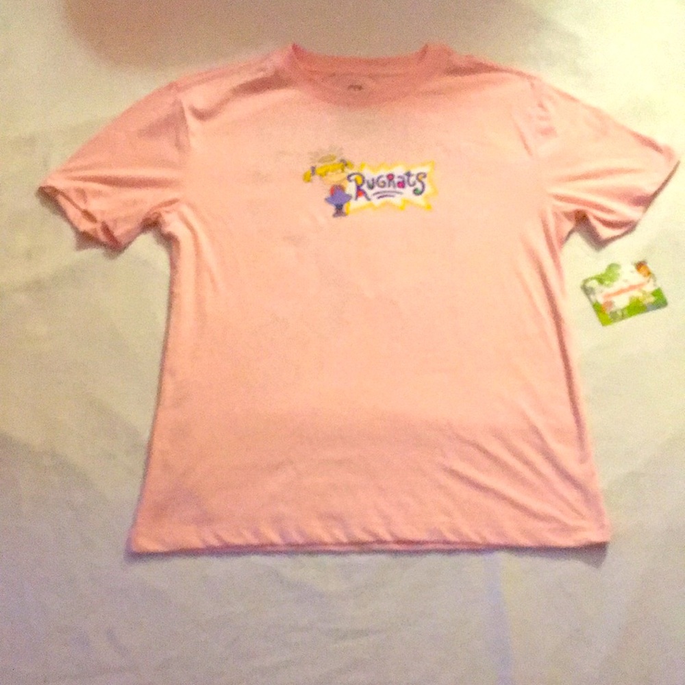 Nickelodeon Rugrats Girl Boss Short Sleeve T-Shirt Pink Size S 4/6 Girls